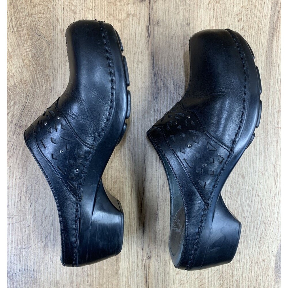 Dansko Women's Clogs Mules Slip On Leather Comfort Shoes Studs Size US 8 Eur 38 - Picture 12 of 16